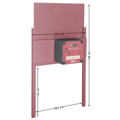 Automatisk hønseluke EasyProtect rosa