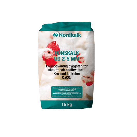 Hønskalk 2–5 mm 15 kg