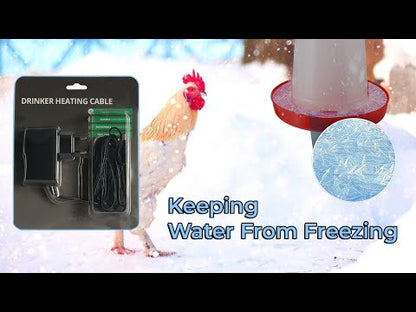Varmekabel til vannautomat 6W – holder vannet frostfritt